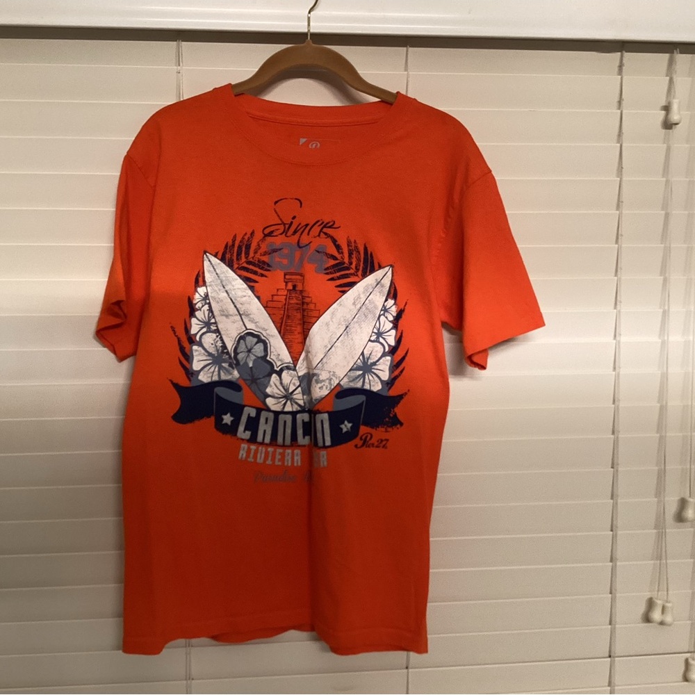 Orange Graphic Tee